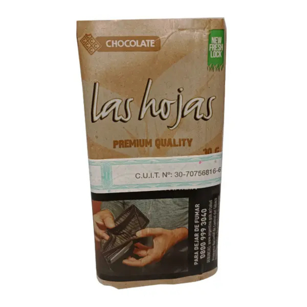 TABACO ARMAR LAS HOJAS PREMIUM CHOCOLATE X30gr